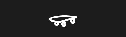 Skateboard 4 brush stroke preview from Doodle Stamps Vol.3 for Procreate