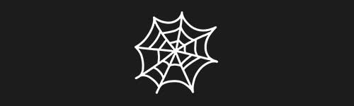 Spider Web 2 brush stroke preview from Doodle Stamps Vol.3 for Procreate