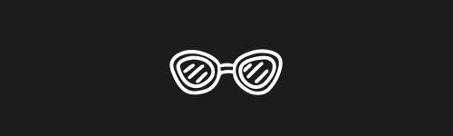 Sunglasses 2 brush stroke preview from Doodle Stamps Vol.3 for Procreate