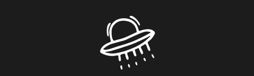 UFO brush stroke preview from Doodle Stamps Vol.3 for Procreate