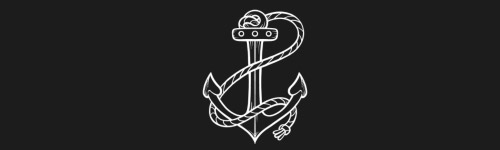 Nautical Anchor brush stroke preview from Tattoo Classics for Procreate