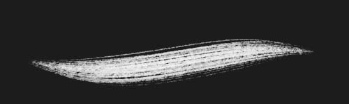 Dry Smudge brush stroke preview from Van Gogh Tools for Procreate