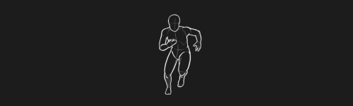 Forward Sprint brush stroke preview from Men Poses for Procreate