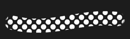 Overlapping Drift brush stroke preview from Pop Halftones for Procreate