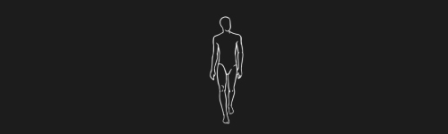 Calm Walk Left Clean brush stroke preview from Men Poses for Procreate
