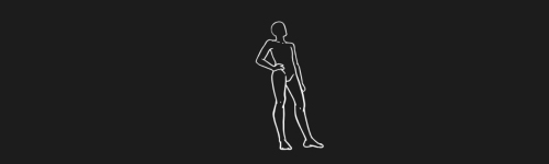 Confident Stand Left Clean brush stroke preview from Men Poses for Procreate