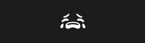 Crying Sob brush stroke preview from Cartoon Emotions for Procreate