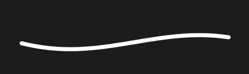 Tender Pen brush stroke preview from Heartside Brushes for Procreate