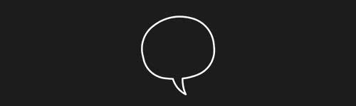 Speech 7 brush stroke preview from Comic Bubbles for Procreate