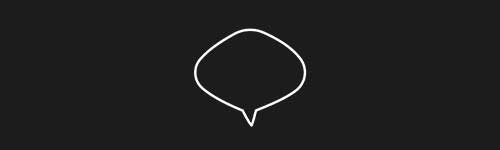 Speech 21 brush stroke preview from Comic Bubbles for Procreate