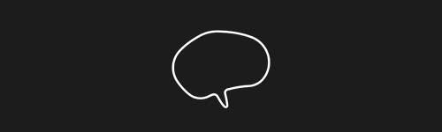 Speech 40 brush stroke preview from Comic Bubbles for Procreate