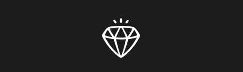 Shiny Diamond brush stroke preview from Decorative Stamps for Procreate