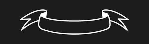 Ribbon 1 brush stroke preview from Lettering Ornaments for Procreate