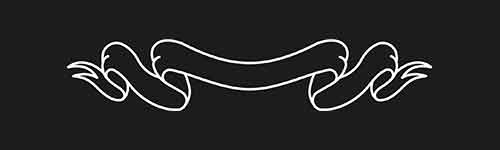 Ribbon 2 brush stroke preview from Lettering Ornaments for Procreate