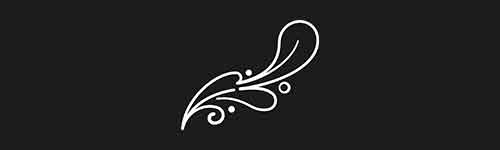 Botanical 22 brush stroke preview from Lettering Ornaments for Procreate