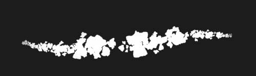 Chromatic Density brush stroke preview from Ethereal Scribbles for Procreate