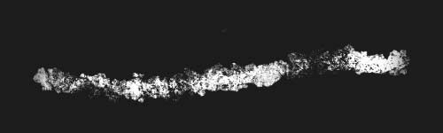 Translucent Density brush stroke preview from Ethereal Scribbles for Procreate