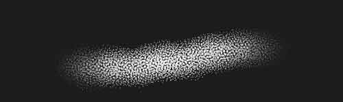 Stipple Stripe brush stroke preview from Stipple Magic for Procreate