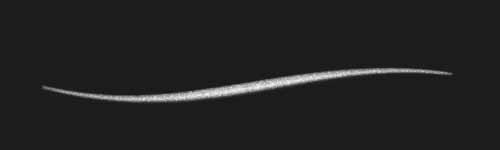 Faint Glide brush stroke preview from Gossamer Touch for Procreate