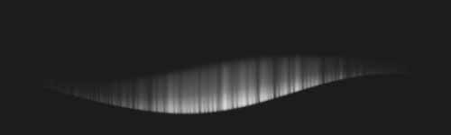 Striped Horizon brush stroke preview from Nebulous Aurora for Procreate