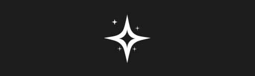 Star 14 brush stroke preview from Gleaming Sparkles for Procreate