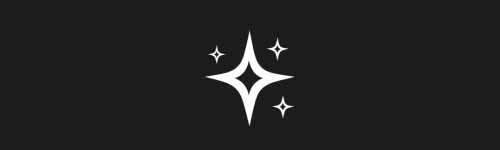 Star 15 brush stroke preview from Gleaming Sparkles for Procreate