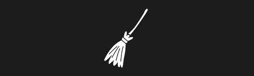 Broomstick 2 brush stroke preview from Halloween Elements for Procreate