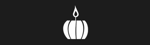 Candle 4 brush stroke preview from Halloween Elements for Procreate