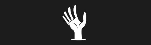 Hand brush stroke preview from Halloween Elements for Procreate