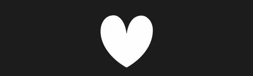 Heart brush stroke preview from Halloween Elements for Procreate