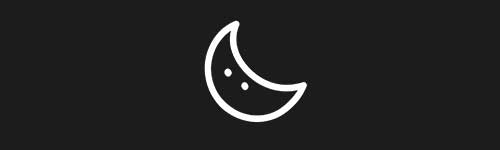 Moon 1 brush stroke preview from Halloween Elements for Procreate