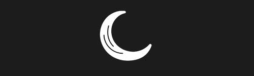 Moon 2 brush stroke preview from Halloween Elements for Procreate