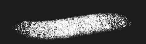 Charcoal Canvas brush stroke preview from Chalk Charm for Procreate
