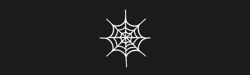 Web 1 brush stroke preview from Halloween Elements for Procreate