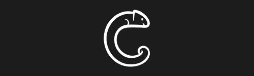 C brush stroke preview from Animals Font for Procreate