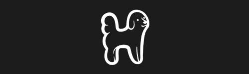 H brush stroke preview from Animals Font for Procreate