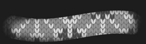 Octagonal Bloom brush stroke preview from Knitting Textures for Procreate