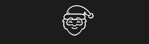 Jolly Santa brush stroke preview from Christmas Magic for Procreate