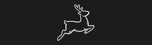 Starry Reindeer brush stroke preview from Christmas Magic for Procreate