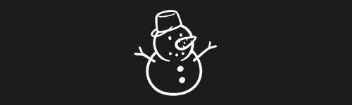 Frosty Friend brush stroke preview from Christmas Magic for Procreate