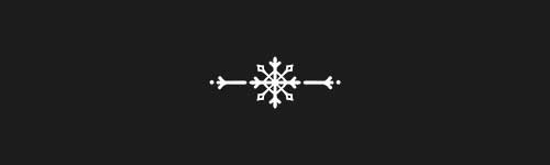 Crystal Snowflake brush stroke preview from Christmas Magic for Procreate