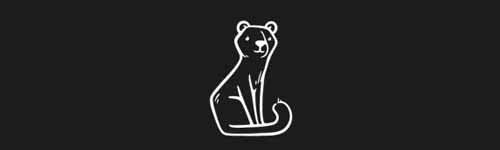 Panther Glare brush stroke preview from Jolly Animals for Procreate