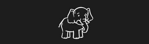 Elephant Joy brush stroke preview from Jolly Animals for Procreate