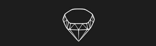 Crown Shine brush stroke preview from Crystal Gems for Procreate