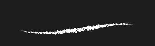 Rough Edge brush stroke preview from Ink Essence for Procreate