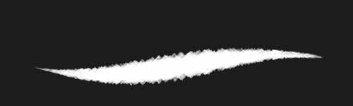 Dense Smooth brush stroke preview from Ink Essence for Procreate