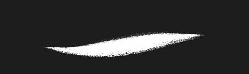 Tiny Splash brush stroke preview from Ink Essence for Procreate