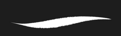 Calli Texture brush stroke preview from Ink Essence for Procreate