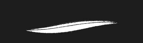 Edge Speck brush stroke preview from Ink Essence for Procreate