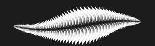 Grass Flow brush stroke preview from Floral Dance for Procreate